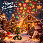 AuraGlow Living Christmas Projector Light